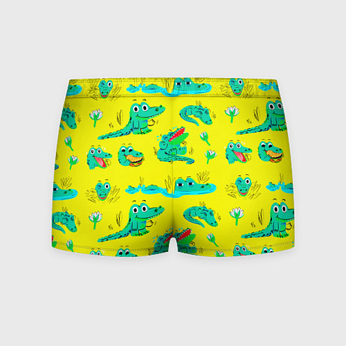 Мужские трусы GREEN CROCODILES / 3D-принт – фото 2