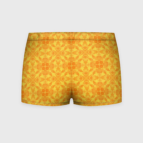 Мужские трусы Желтый абстрактный летний орнамент / 3D-принт – фото 2