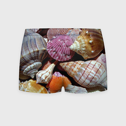 Мужские трусы Композиция из океанских ракушек / 3D-принт – фото 2