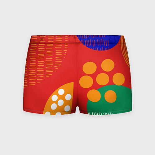 Мужские трусы Геометрические фигуры - абстракция / 3D-принт – фото 2