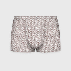 Трусы-боксеры мужские Лица в квадрате, цвет: 3D-принт