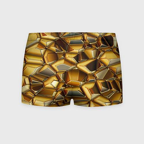 Мужские трусы Золотые камни / 3D-принт – фото 2