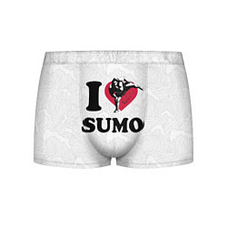 Трусы-боксеры мужские I love sumo fighter, цвет: 3D-принт