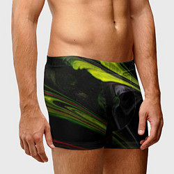 Трусы-боксеры мужские Зелёный песок в темноте, цвет: 3D-принт — фото 2