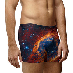 Трусы-боксеры мужские Космическое галактическое око, цвет: 3D-принт — фото 2