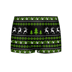 Трусы-боксеры мужские Новогодний свитер - Крипер, цвет: 3D-принт