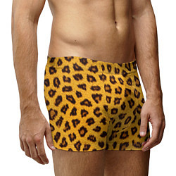 Трусы-боксеры мужские Текстура леопарда, цвет: 3D-принт — фото 2