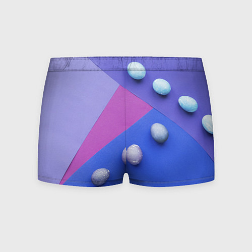 Мужские трусы Линии, фигуры, геометрия и сливы / 3D-принт – фото 2