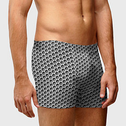 Трусы-боксеры мужские Металлическая кольчуга, цвет: 3D-принт — фото 2