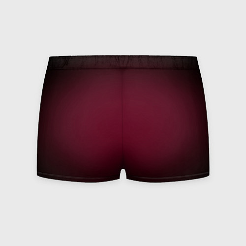 Мужские трусы Марсала темная, градиент / 3D-принт – фото 2