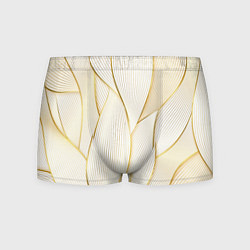 Трусы-боксеры мужские Золотые волны, цвет: 3D-принт