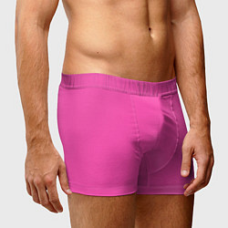 Трусы-боксеры мужские Кислотный розовый, цвет: 3D-принт — фото 2