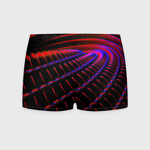 Мужские трусы Geometry neon texture / 3D-принт – фото 2
