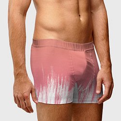 Трусы-боксеры мужские Персиковый градиент с потертостями, цвет: 3D-принт — фото 2