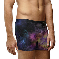 Трусы-боксеры мужские Космос рождение звезды, цвет: 3D-принт — фото 2