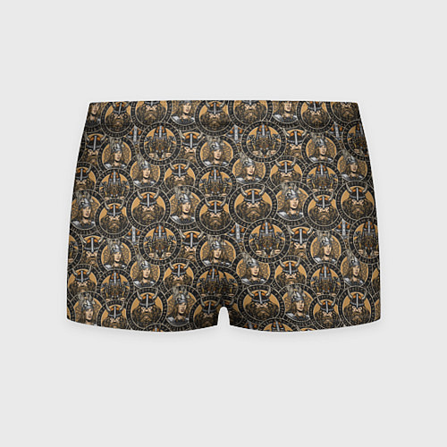 Мужские трусы Паттерн из викингов / 3D-принт – фото 2