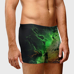 Трусы-боксеры мужские Зеленый взрыв, цвет: 3D-принт — фото 2