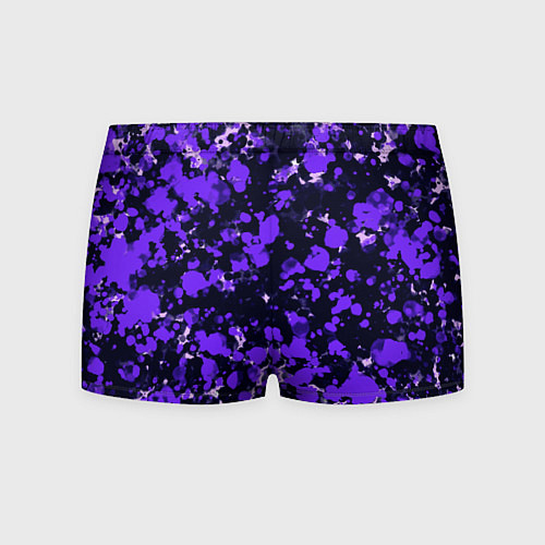 Мужские трусы Пятнистый фиолетовый / 3D-принт – фото 2