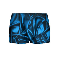Трусы-боксеры мужские Синий шёлк, цвет: 3D-принт
