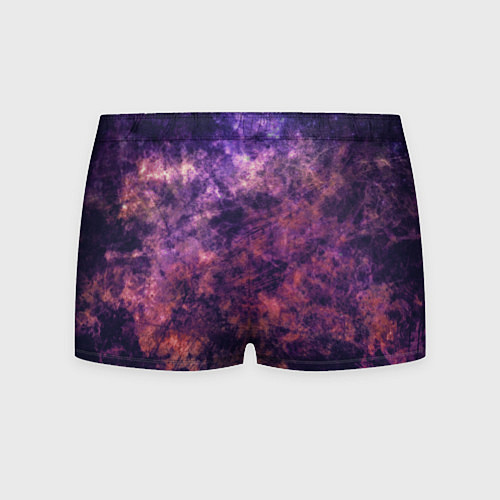 Мужские трусы Текстура - Purple galaxy / 3D-принт – фото 2