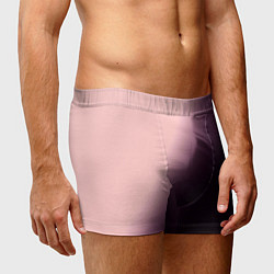 Трусы-боксеры мужские Градиент пыльно-розовый, цвет: 3D-принт — фото 2