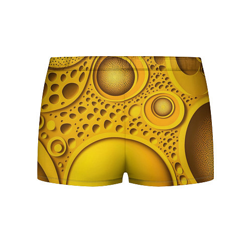 Мужские трусы Желтая объемная текстура / 3D-принт – фото 2