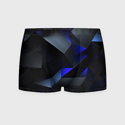 Мужские трусы Black blue abstract