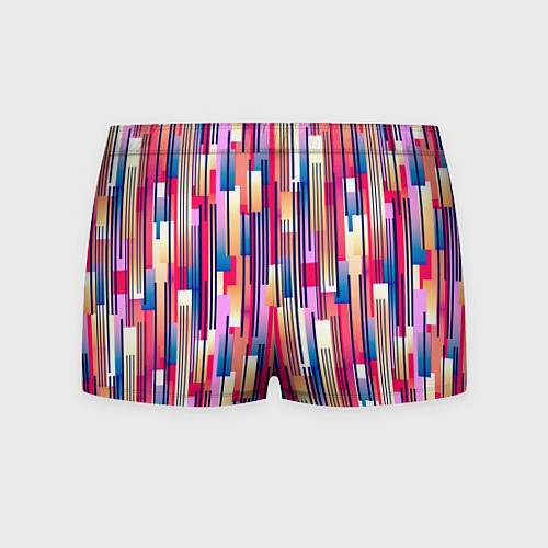 Мужские трусы Яркие спортивные полоски / 3D-принт – фото 2