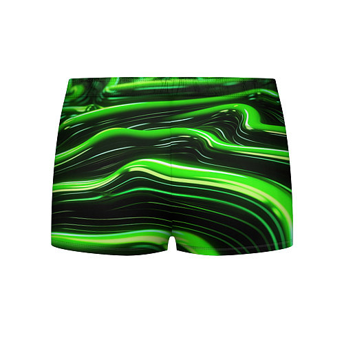 Мужские трусы Зеленые объемные элементы / 3D-принт – фото 2