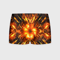 Трусы-боксеры мужские Fire abstract, цвет: 3D-принт