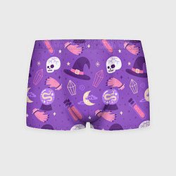 Трусы-боксеры мужские Ведьмин узор, цвет: 3D-принт