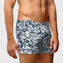 Трусы-боксеры мужские Текстура тёмно-синий пятнистый, цвет: 3D-принт — фото 2