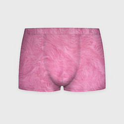 Трусы-боксеры мужские Розовая шерсть, цвет: 3D-принт