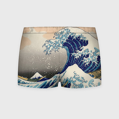 Мужские трусы Великая волна от Канагава / 3D-принт – фото 2