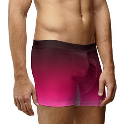 Трусы-боксеры мужские Розово-малиновый градиент, цвет: 3D-принт — фото 2