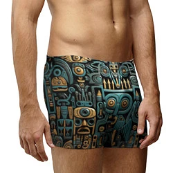 Трусы-боксеры мужские Рисунок в египетском стиле, цвет: 3D-принт — фото 2