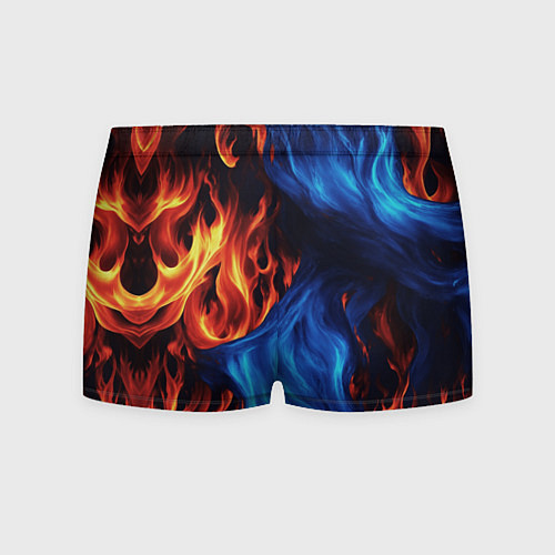 Мужские трусы Огонь и вода как две стихии / 3D-принт – фото 2