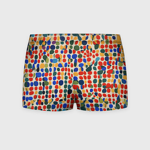 Мужские трусы Цветные зёрна / 3D-принт – фото 2