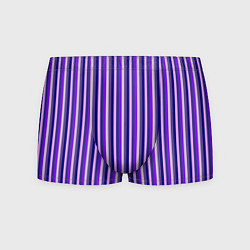 Трусы-боксеры мужские Сочетание фиолетовый, цвет: 3D-принт