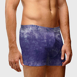 Трусы-боксеры мужские Абстракция - violet color background, цвет: 3D-принт — фото 2