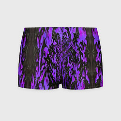 Трусы-боксеры мужские Демонический доспех фиолетовый, цвет: 3D-принт