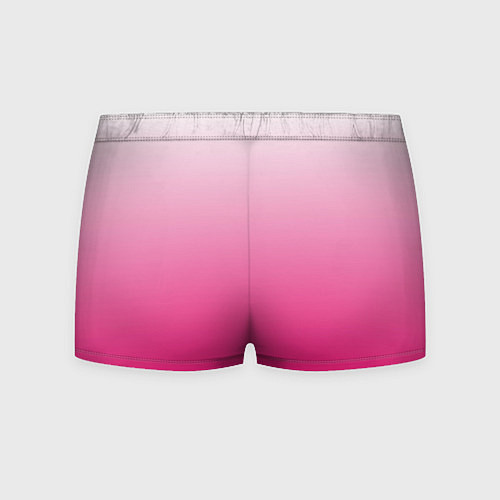 Мужские трусы Бело-розовый градиент / 3D-принт – фото 2