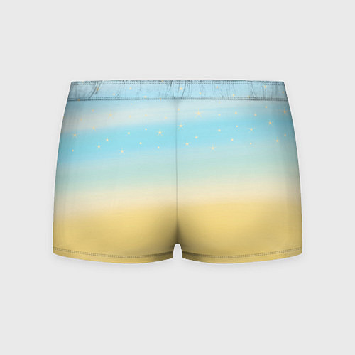 Мужские трусы Дед Мороз на море / 3D-принт – фото 2