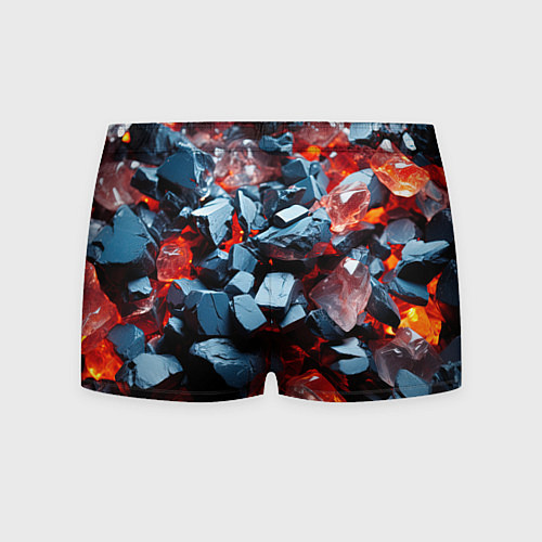 Мужские трусы Янтарные камни асбтракция / 3D-принт – фото 2