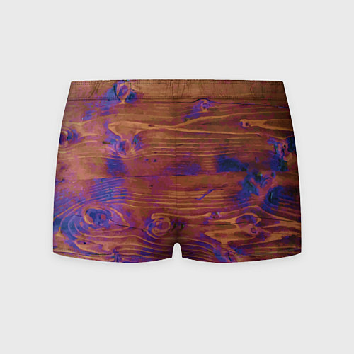 Мужские трусы Деревянная благородная текстура / 3D-принт – фото 2