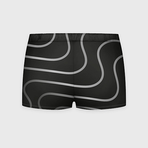 Мужские трусы Волнистые линии / 3D-принт – фото 2