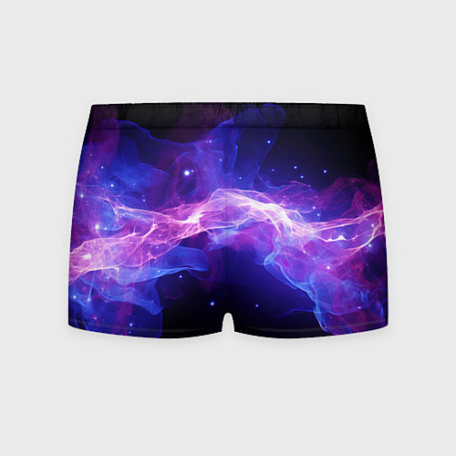Мужские трусы Фиолетовый туман в движении / 3D-принт – фото 2