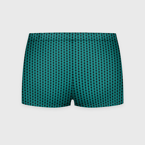 Мужские трусы Паттерн кружочки на зелёном / 3D-принт – фото 2
