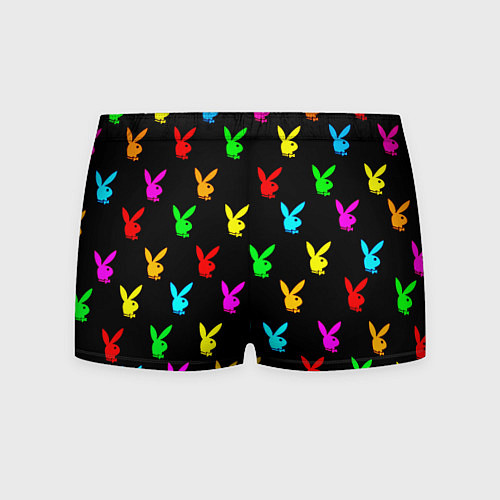 Мужские трусы Playboy pattern неон / 3D-принт – фото 2