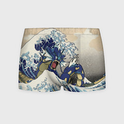 Трусы-боксеры мужские Kanagawa wave - Gyarados, цвет: 3D-принт
